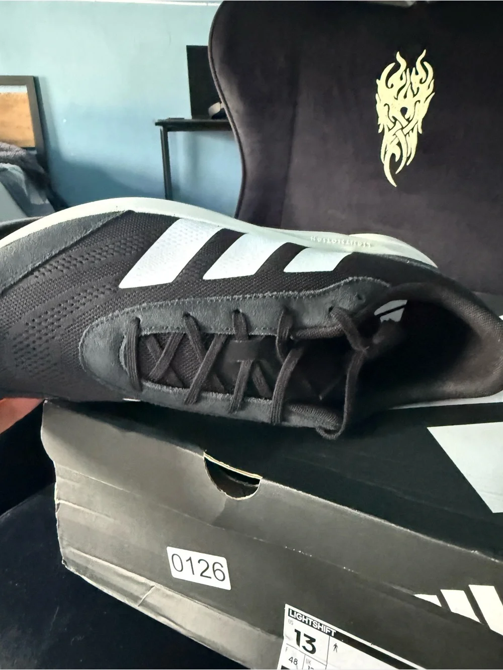 adidas Men’s Black & White Low-Profile Sneaker